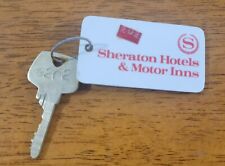 Vintage Sheraton Hotels & Motor Inns Lexington, Mass. Room Key Fob w/ Key Rm 202 picture