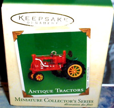 Antique Tractors`2002`Miniature-Around The House And Barn,Hallmark Ornament--NEW picture