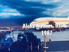 35mm slide - Aloha Airlines, Hawaii - 1987 picture