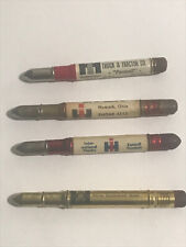 Vintage (4) IH International Harvester Bullet Pencils Hard to Find picture