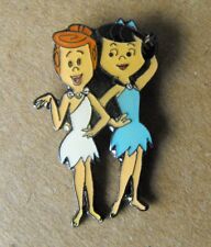 RARE Hanna Barbera THE FLINTSTONES Wilma and Betty PIN 1994 MINT condition picture