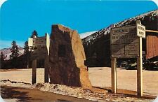 Berthoud Pass Colorado~Summit Highway Roadside Markers~1950-60s Postcard picture