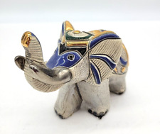 Artesania Rinconada Elephant Figurine DeRosa #728 Collectible Handmade Uruguay picture