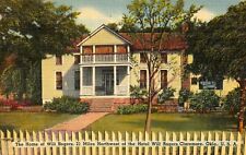 Will Rogers Historic Home in Claremore OK Oklahoma Linen Postcard picture