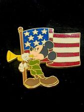 RARE DISNEY SHOPPING PIN VETERANS DAY MICKEY AMERICAN FLAG PATRIOTIC LE 250 NIP  picture