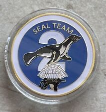 US Navy SEAL Team Two Naval Special Warfare Command NSW SOCOM Challenge Coin USN picture