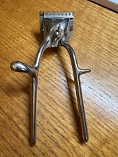 ANTIQUE VINTAGE HAND HELD HAIR CLIPPERS with tightening nut picture