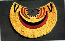 Vintage Postcard- S73. Hawaiian Feather Cape. Bishop Museum. Unposted  1950s picture
