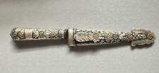Vintage Argentina Silver Industria Gold Inlay Gaucho Knife & Sheath Beat $$$ picture