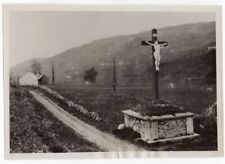 1933 Roadside Shrine for the Passerby Pyrenees Southern France Orig. News Photo picture