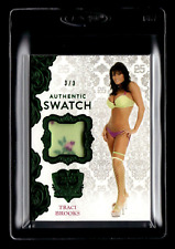 TRACI BROOKS 2019 BENCH WARMER 25 YEARS AUTHENTIC SWATCH GREEN FOIL 3/3 picture