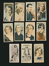 Lot of 11 1930's British Tobacco cards 1 Murray's 1 Carrera's 9 Godfrey Phillips picture