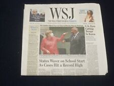 2020 JULY 18-19 WALL STREET JOURNAL NEWSPAPER - STATES WAVER ON SCHOOL START picture