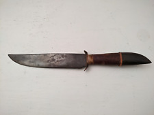 Antique Vintage Handmade Knife 1800s Custom Wood Handle & Guard Unknown Maker picture