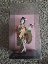 Vintage Handmade kyugetsu japanese doll in platsic box 6