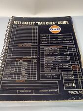 1971 Gulflex Registered Lubrication Guide picture