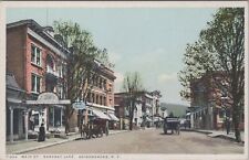 Main Street Saranac Lake Adirondacks New York Stores Postcard picture