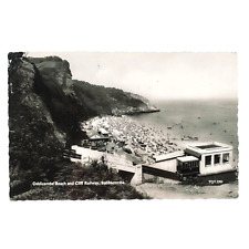 Babbacombe Cliff Railway RPPC Postcard 1960s Oddicombe Beach Torquay Photo C3445 picture