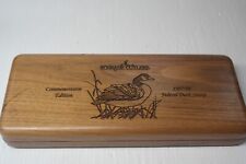 Schrade Cutlery 1997/98 Federal Duck Stamp Commemorative Knife BOX AND PAPERS picture