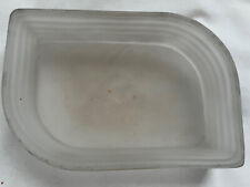 Vintage Hickok Art Deco Frosted Glass and Metal Box with Nude Silver Woman picture