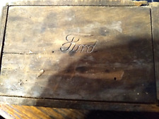 ford antique wooden coil box picture