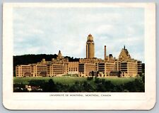 Vintage FOLKARD Folded Postcard - Université de Montréal, Montreal Canada picture