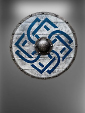 The Last Kingdom Shield Medieval Bettleworn Round Viking Shield New Year's Gift picture