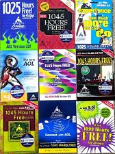 Starter collection of 9 America Online CDs, AOL Discs v7.0-9.0 Popular Designs picture