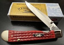 HTF NOS Case XX Kickstart Trapperlock Knife With Clip A/O 6154AC Old Red Bone picture