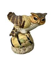 Vintage Horned Owl Figurine picture