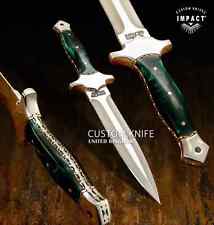 IMPACT CUTLERY 1-OF-A-KIND CUSTOM BOOT KNIFE DAGGER RESIN HANDLE- 1672 picture