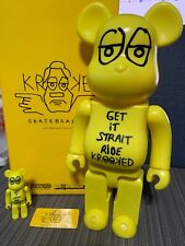 Bearbrick 400% & 100%  Be@rbrick   Medicom Toy  Mark Gonzales  MEMORIAL DAY SALE picture