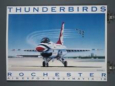 Thunderbirds Poster Air Expo Rochester NY 1993 picture