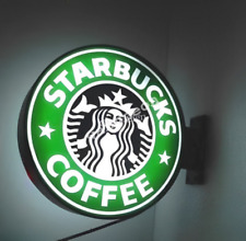 Double Face 2 Sides Starbucks スターバックス Coffee Tea Cafe LIGHT BOX SIGN Fast Ship picture