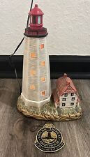 VTG Lefton Lighthouse Collection 1764 Sandy Hook Hand Painted 11