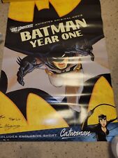 Authenic Batman Animated DC UNIVERSE  Year One Movie Poster 36X24 Signed.  picture