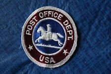 U.S.P.S. Post Office Dept. Ponyride Patch-Oval 1960's picture