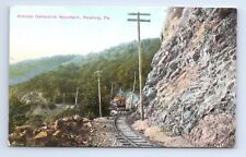 Neversink Mountain Train Railroad Tracks Reading Pennsylvania Postcard VTG PA picture