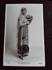 Postcard English Opera Singer Miss Blanche Tomlin Antique RP Postcard picture
