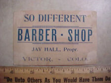 Antique business card-