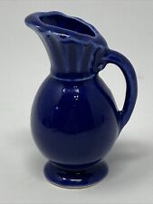 Vintage Mini Pitcher Cobalt Blue Decorative Ceramic - Shawnee? picture