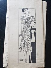 1930's vintage dress pattern - The Pattern Bureau #530 - Size 20, Bust 38 picture