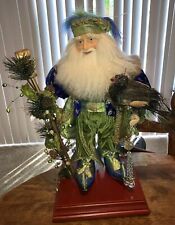 Christopher Radko Woodland magic limited edition Santa series #54/900 Musical picture