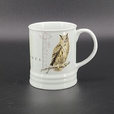 Fringe Studio White Ceramic Mug Alphabets Owl picture