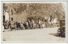 Patients Wheelchair Line Treatment by Dr Locke Vintage RPPC Photo Postcard picture