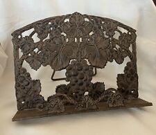 VERY RARE & Retired Arthur Court TUSCAN COOKBOOK HOLDER / STAND - Brown finish picture