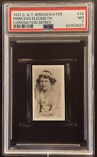 1937 Bridgewater Coronation Series Princess Elizabeth #14 PSA NM 7 picture