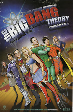 Big Bang Theory cast signed 2011 SDCC poster Jim Parsons Cuoco Galecki Rauch JSA picture