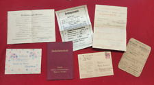WW2 WWII German military documents skilled worker certificates collection lot ++ picture