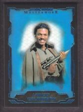 2016 Star Wars Masterwork Trading Cards Blue Metallic Parallels Pick From List picture